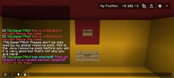 Casual Hardcore Minecraft Bedrock Server