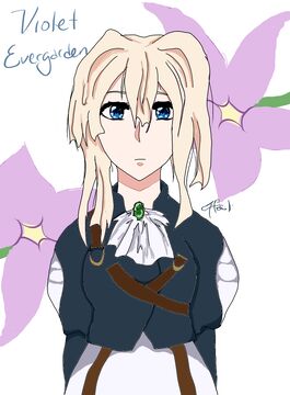 ~~Trying to draw Violet Evergarden~~ Minecraft Blog