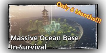 Minecraft Player Builds Massive Ocean Base In Survival After 6 Months Minecraft Blog