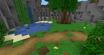 My first skyblock base. :) Minecraft Blog