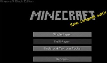 Minecraft Black Edition (V.2) Minecraft Blog