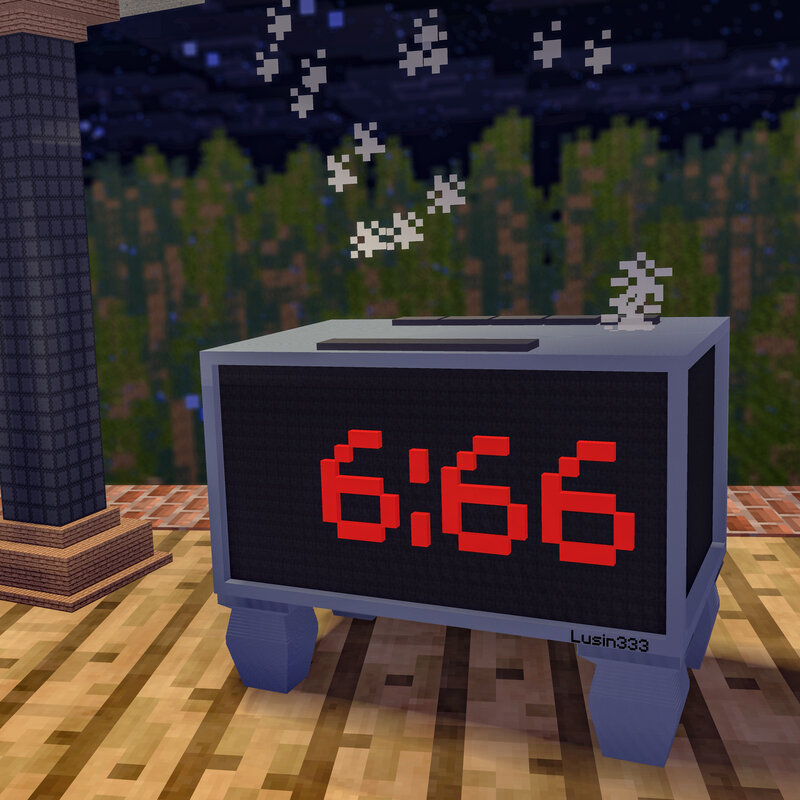 Minecraft Clock 8k 60fps Animation Youtube Short
