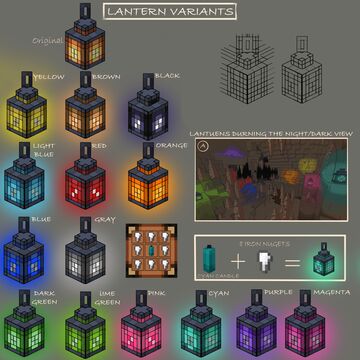 Lantern Variants Art Minecraft Blog