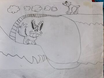 I found some old drawings Minecraft Blog