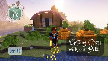 Cottage Witch Let's Play- Ep. 14| Getting Cozy in Cottage Witch! - Mythic Mounts, Pets, & Trains! Minecraft Blog