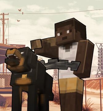 La imagen probablemente mas famosa de GTA versión Minecraft. Minecraft Blog