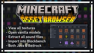 Asset Browser - Easily view, modify, and export the vanilla Minecraft assets! [Blockbench Plugin] Minecraft Blog