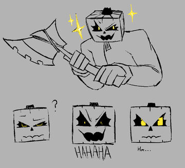 White pumpkin art >:) Minecraft Blog