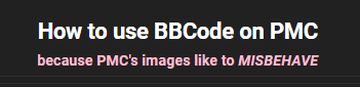 BBCode on PMC basics Minecraft Blog