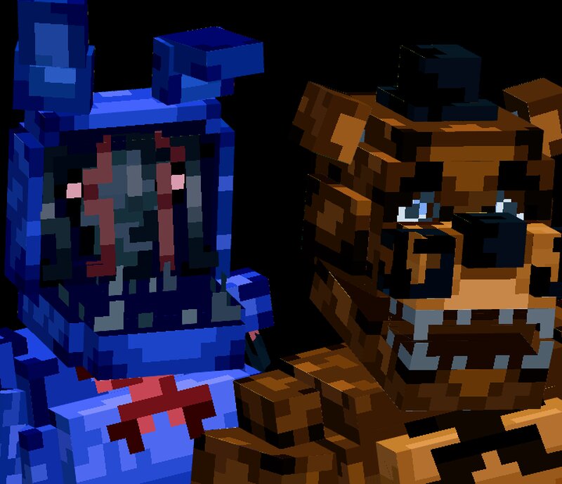 Withered Bonnie and Withered Freddy remastered models