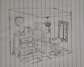 Some random living room I drew Minecraft Blog