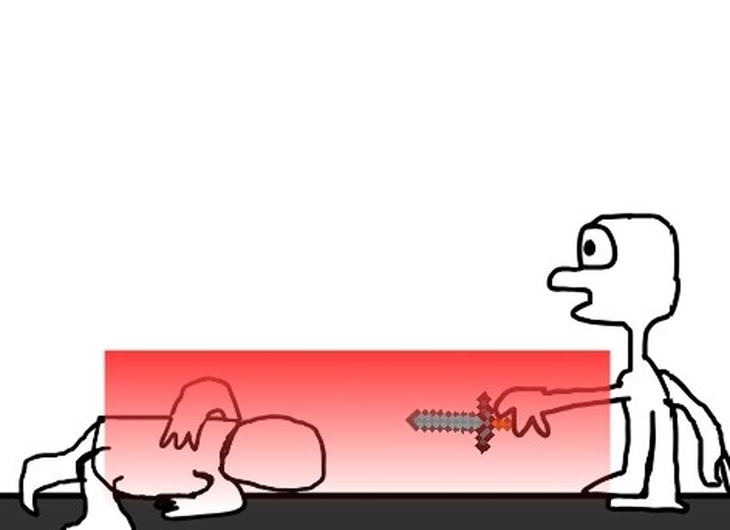 Minecraft bedrock hitboxes in a nutshell: