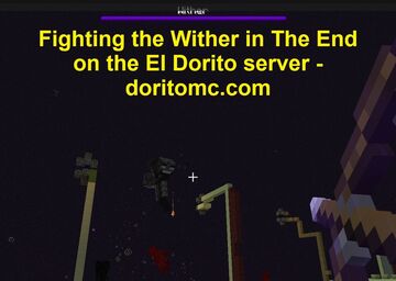 Fighting the Wither in The End on the El Dorito Minecraft server Minecraft Blog