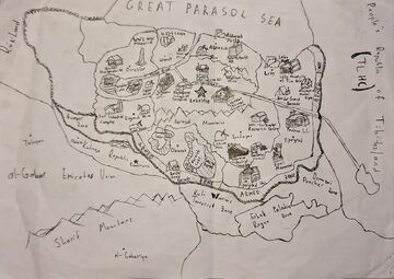 My imaginary nation's map Minecraft Blog