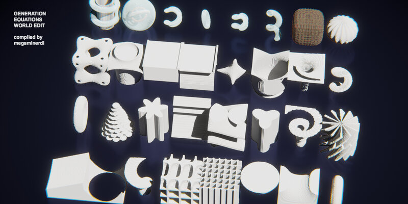 World Edit’s shape //generation [Math formulas how-to & list]