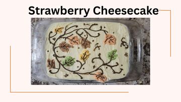 No-Bake Strawberry Icebox Cheesecake Minecraft Blog