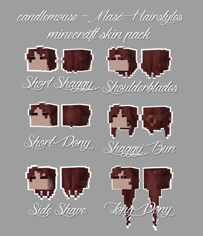 Skin Pack | Masc Hairstyles | FREE, LINK IN DESC