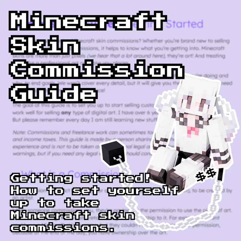 Minecraft Skin Commission Guide - Beginners Guide