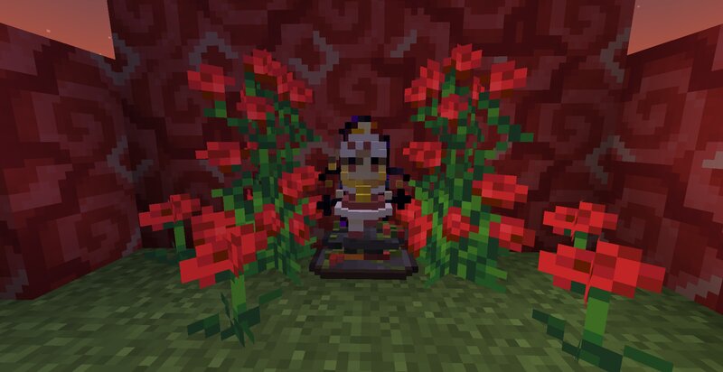 Flandre scarlet figure maded with little tiles 1.20.1 mod