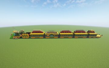 Recreated the Dinosaur Train in Minecraft Minecraft Blog