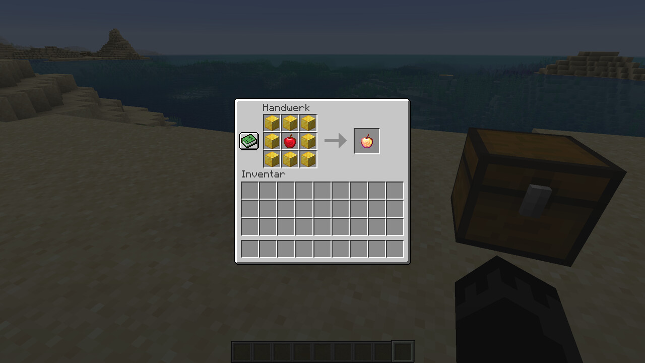 Craftable Notch Apples Minecraft Data Pack