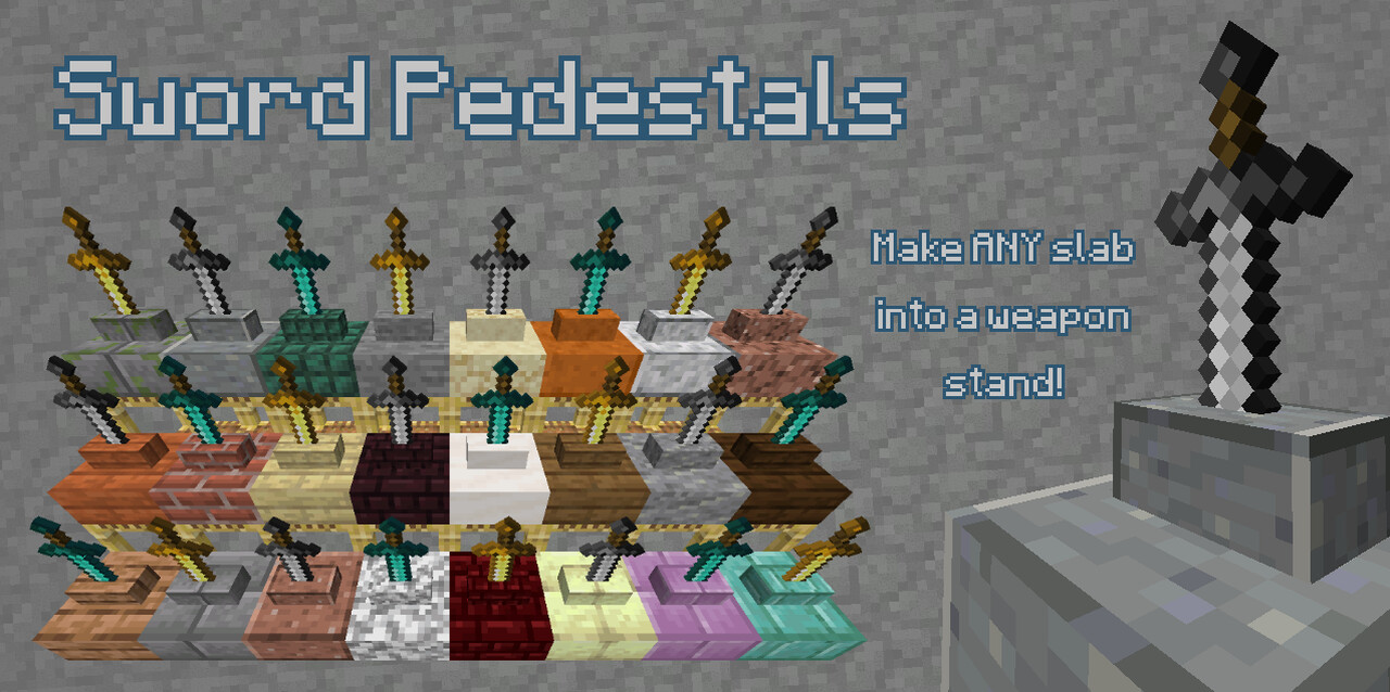Sword Pedestals [Datapack] Minecraft Data Pack