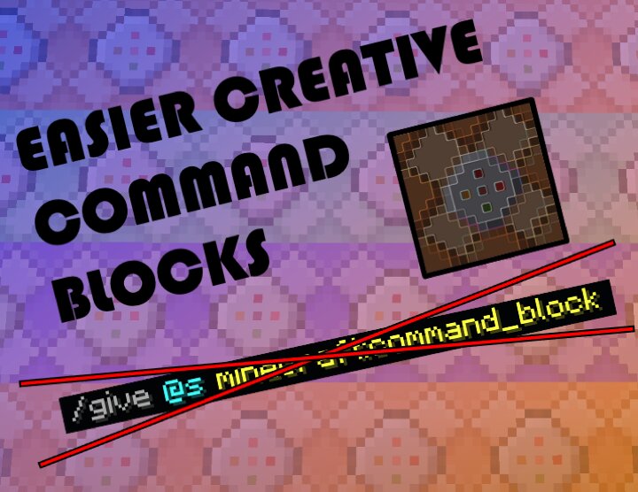 Easier Creative Command Blocks Minecraft Data Pack Easier Creative Command Blocks Minecraft Data Pack