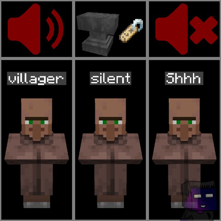 Silent Mobs Minecraft Data Pack Silent Mobs Minecraft Data Pack