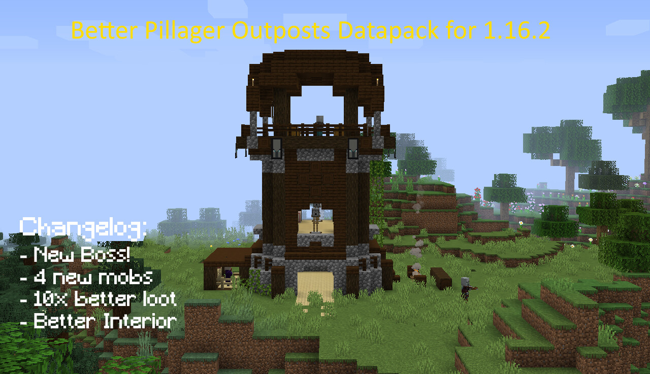 Better Pillager Outposts Datapack Minecraft Data Pack