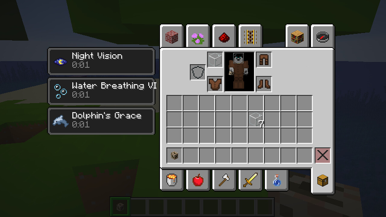 Water helmet (BETA) V3 Minecraft Data Pack