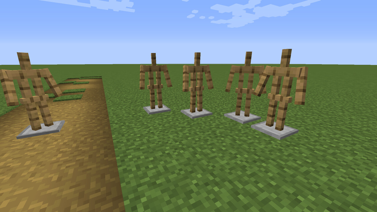Show Arms Armor Stand Minecraft Data Pack