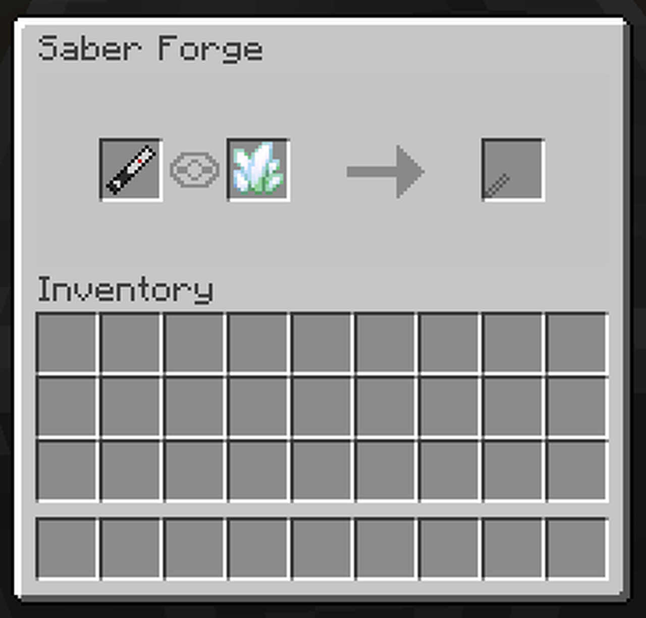 How to make a lightsaber in minecraft