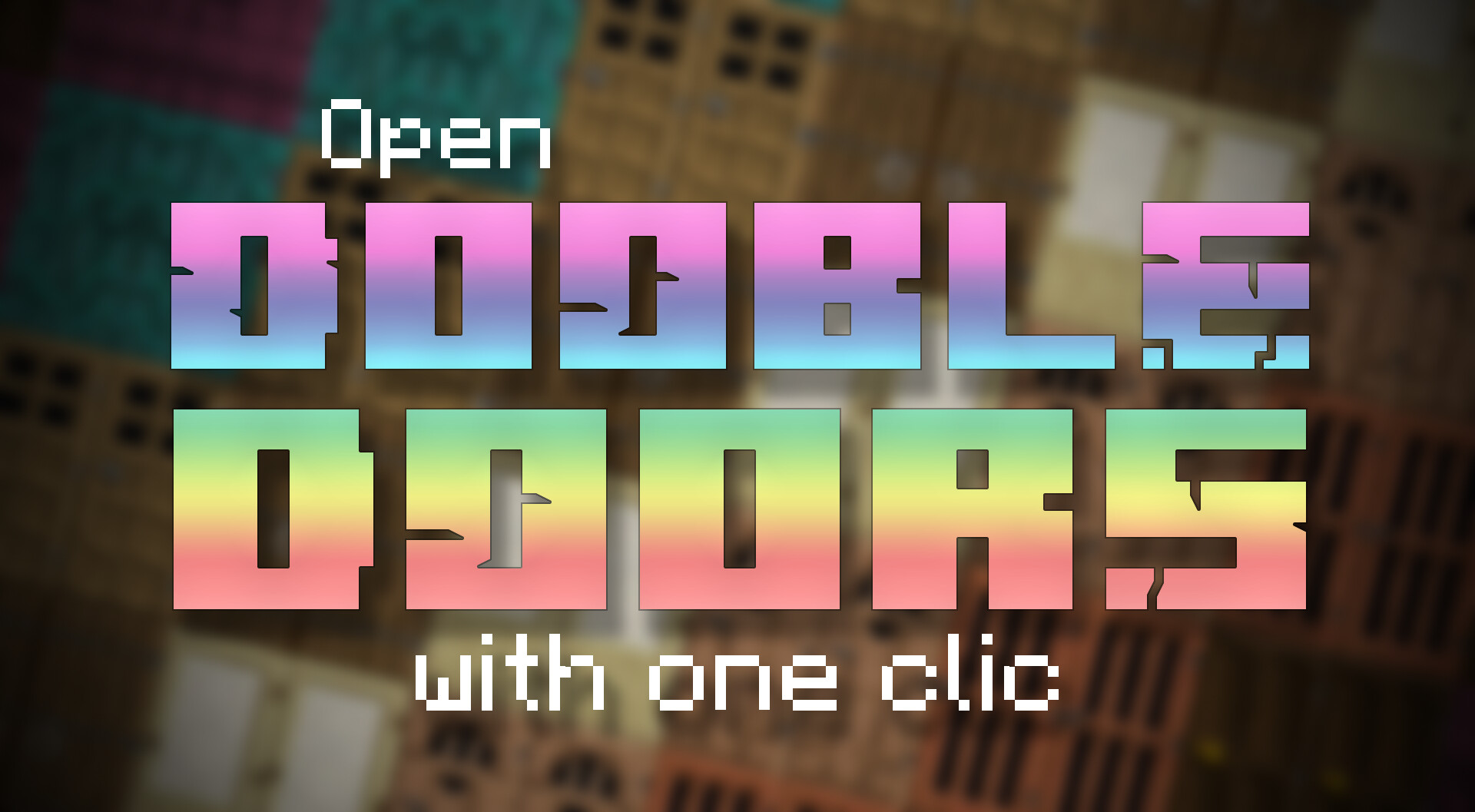 Double Doors Opener Minecraft Data Pack