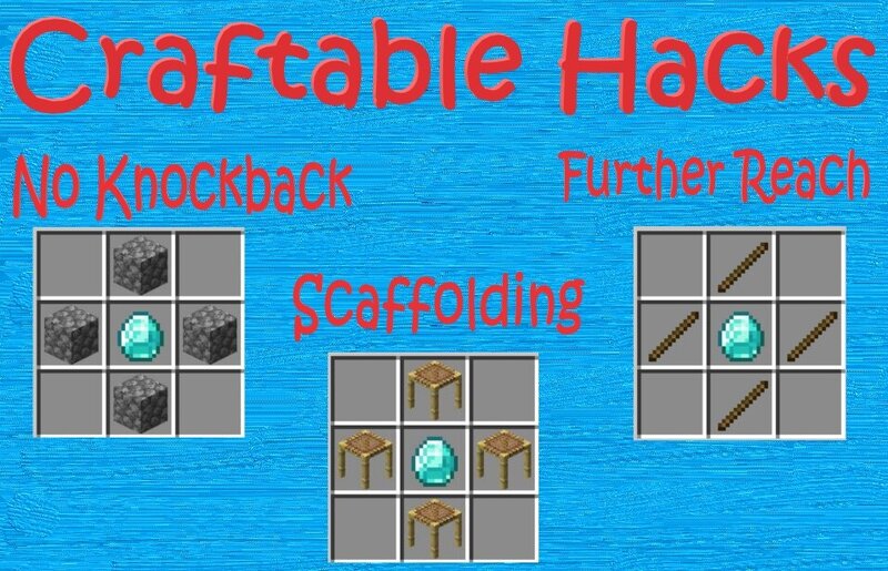 Craftable Hacks Minecraft Data Pack
