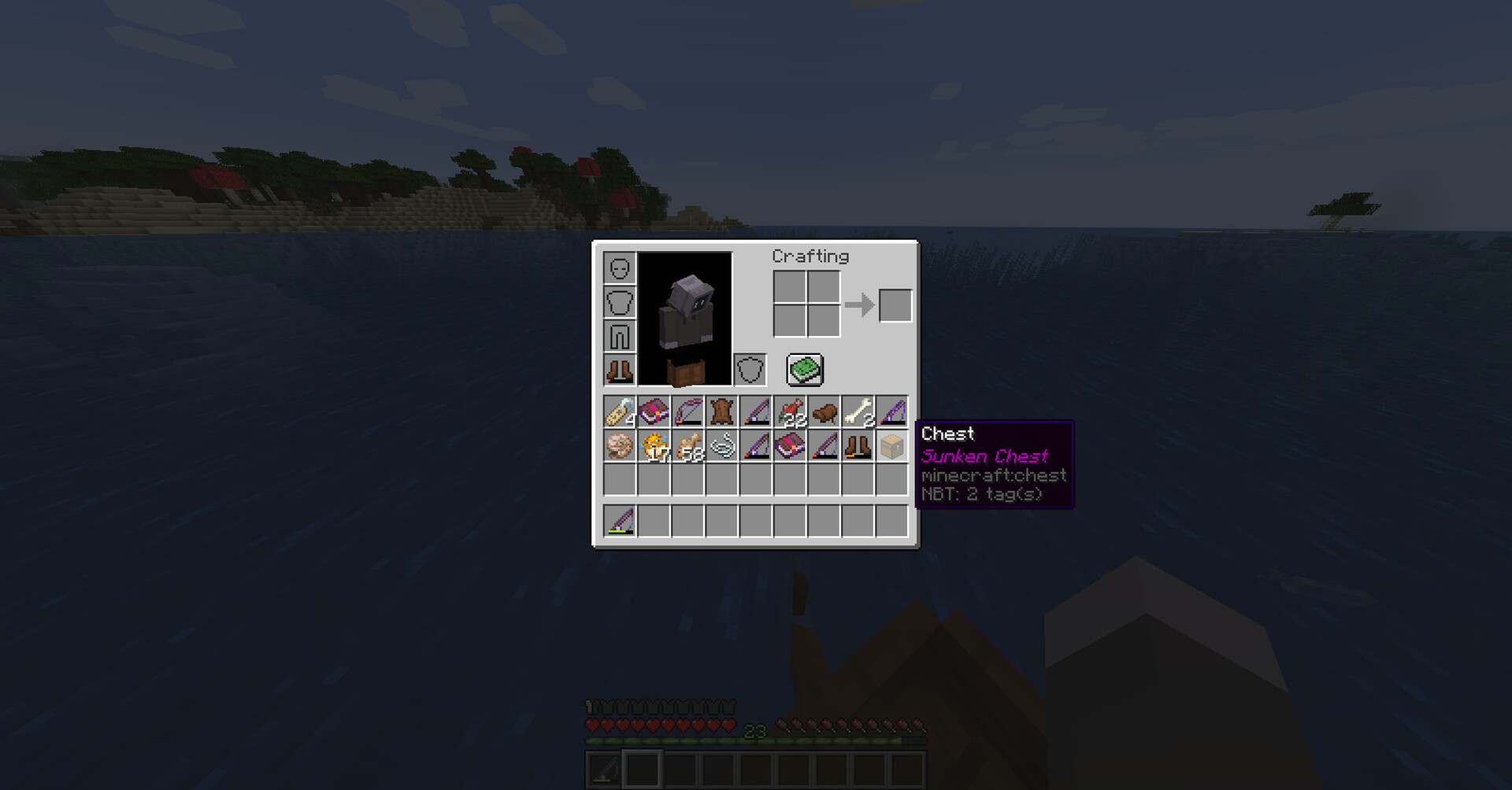 Sunken Chests and Barrels Minecraft Data Pack