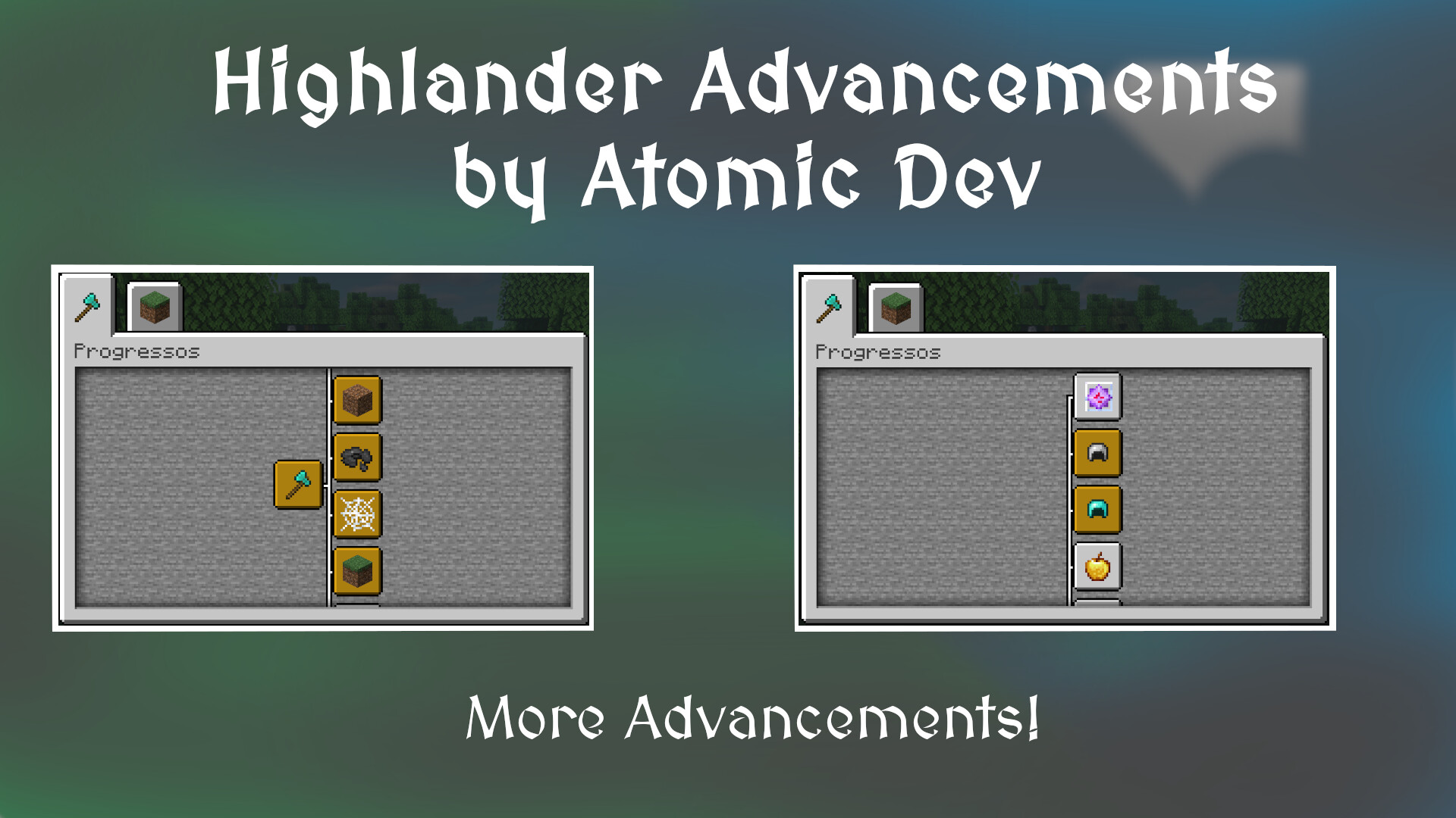 Highlander Advancements Minecraft Data Pack