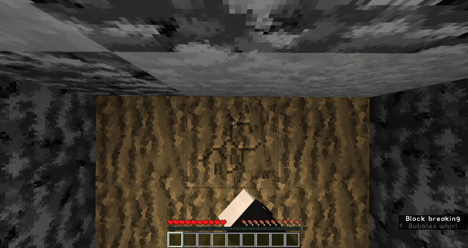 Minecraft but... you can't go down! Minecraft Data Pack