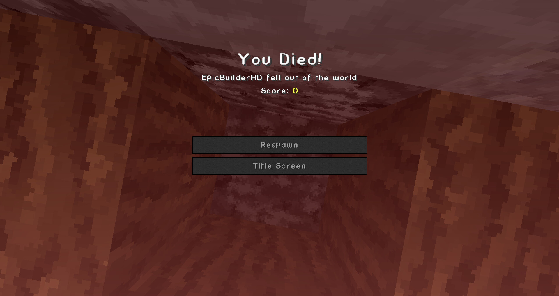 Minecraft but... you can't go down! Minecraft Data Pack