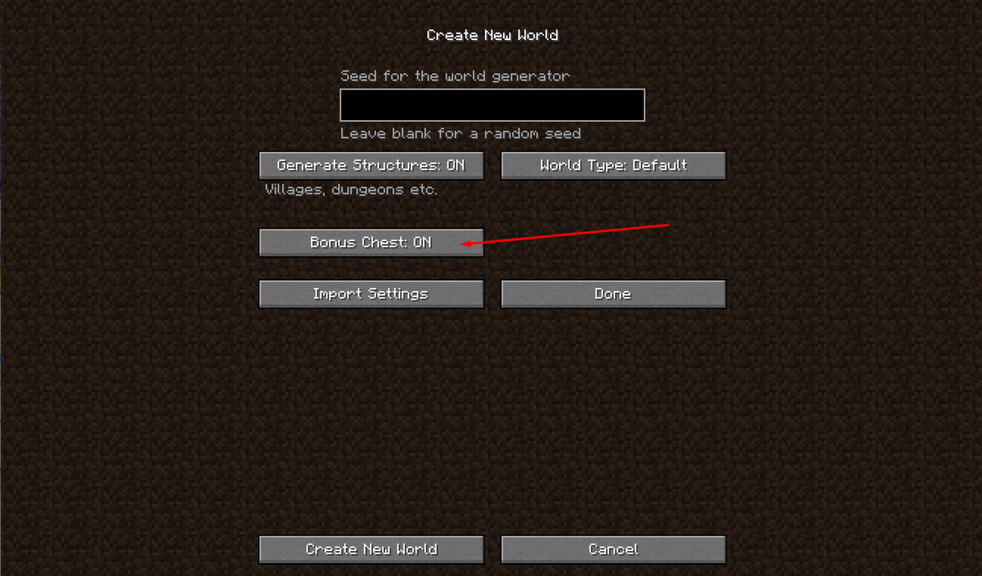 Start Bonus Chest OP [Java] and [Bedrock] Minecraft Data Pack
