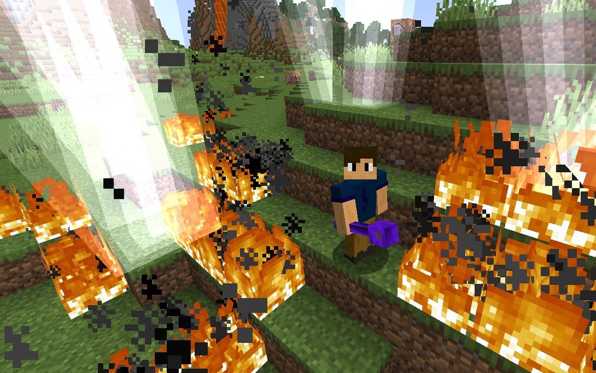 Lightning Staff! 1.17 Survival Supported! Minecraft Data Pack