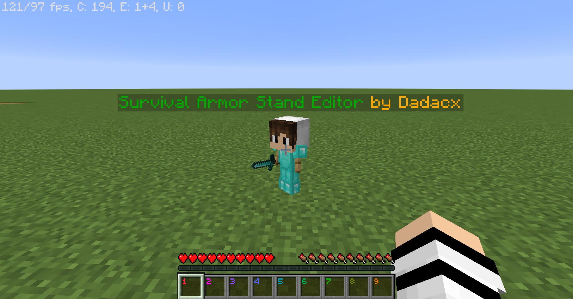 Survival Armor Stand Editor PL/EN Version Minecraft Data Pack