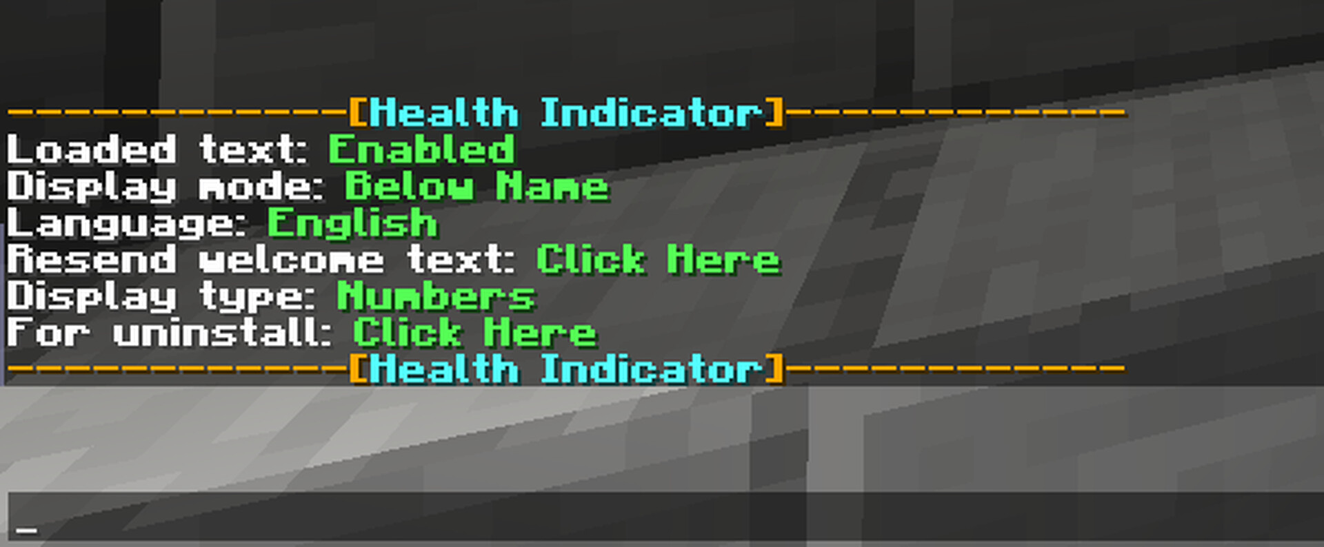 Health Indicator (Now with mobs) Minecraft Data Pack