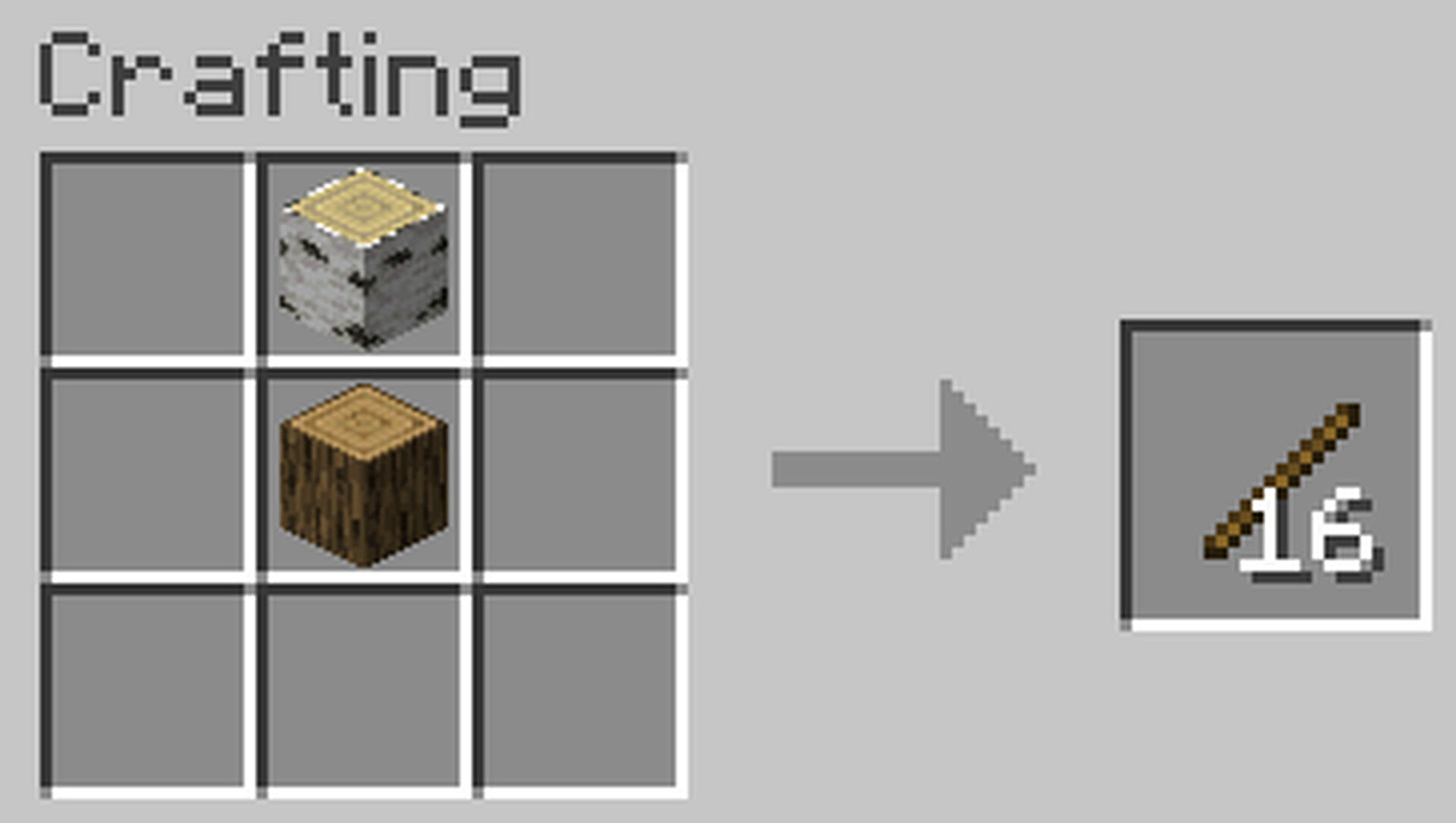 Faster Sticks Recipe Minecraft Data Pack