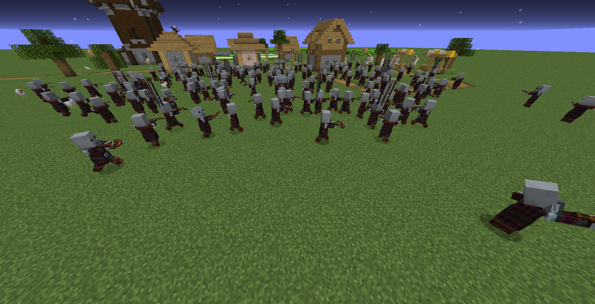 Pillager Army Minecraft Data Pack