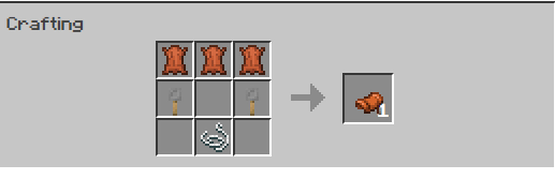 Craftable horse armor and saddle Minecraft Data Pack
