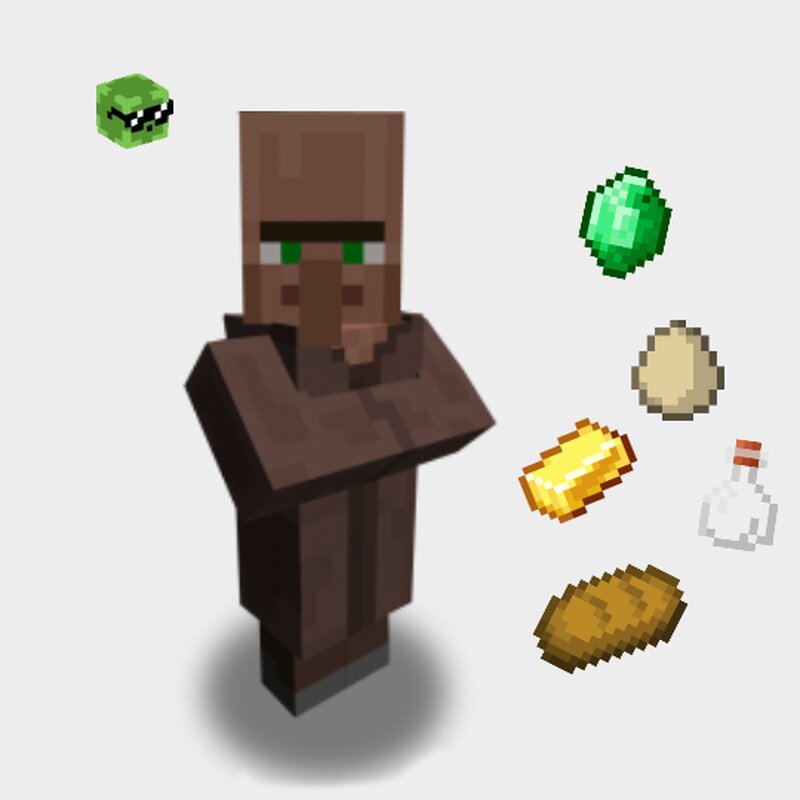 craftable villager eggs Minecraft Data Pack