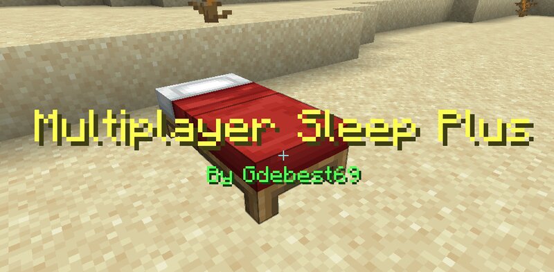 Multiplayer Sleep Plus Minecraft Data Pack