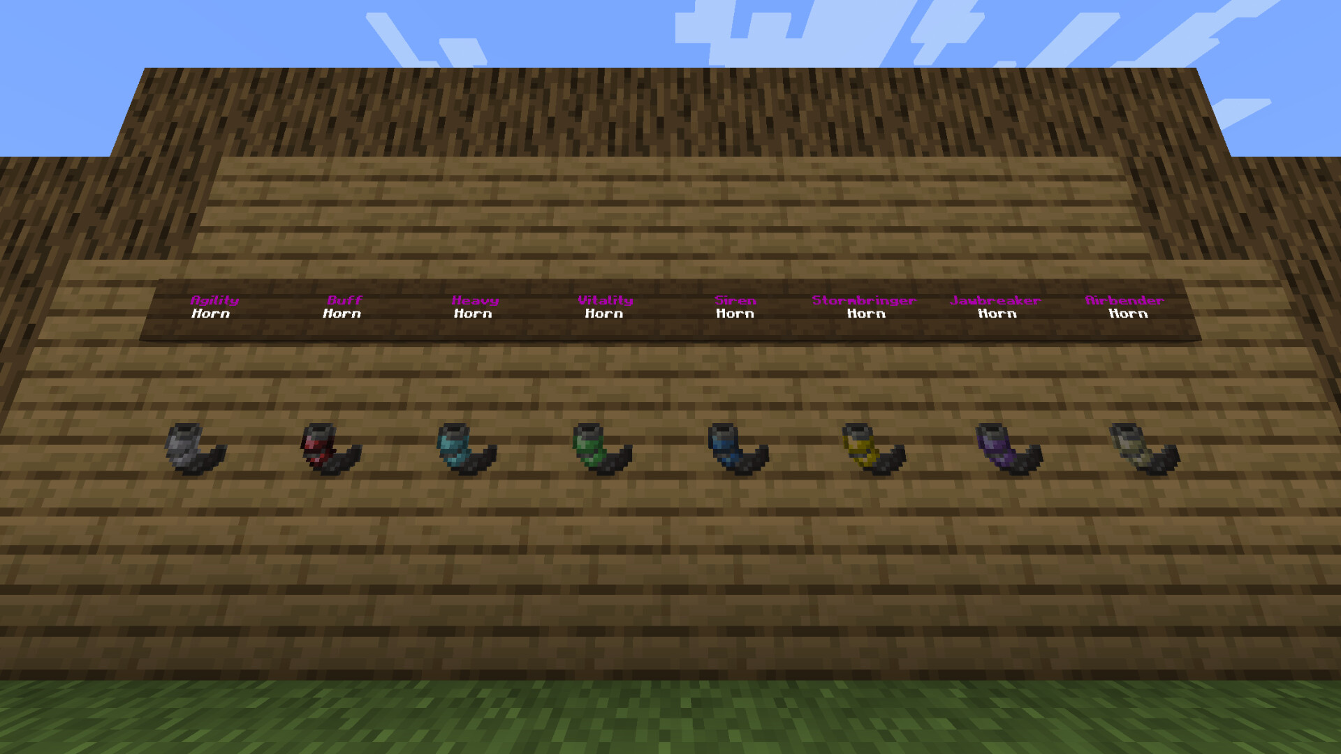 Mythic Horns Minecraft Data Pack
