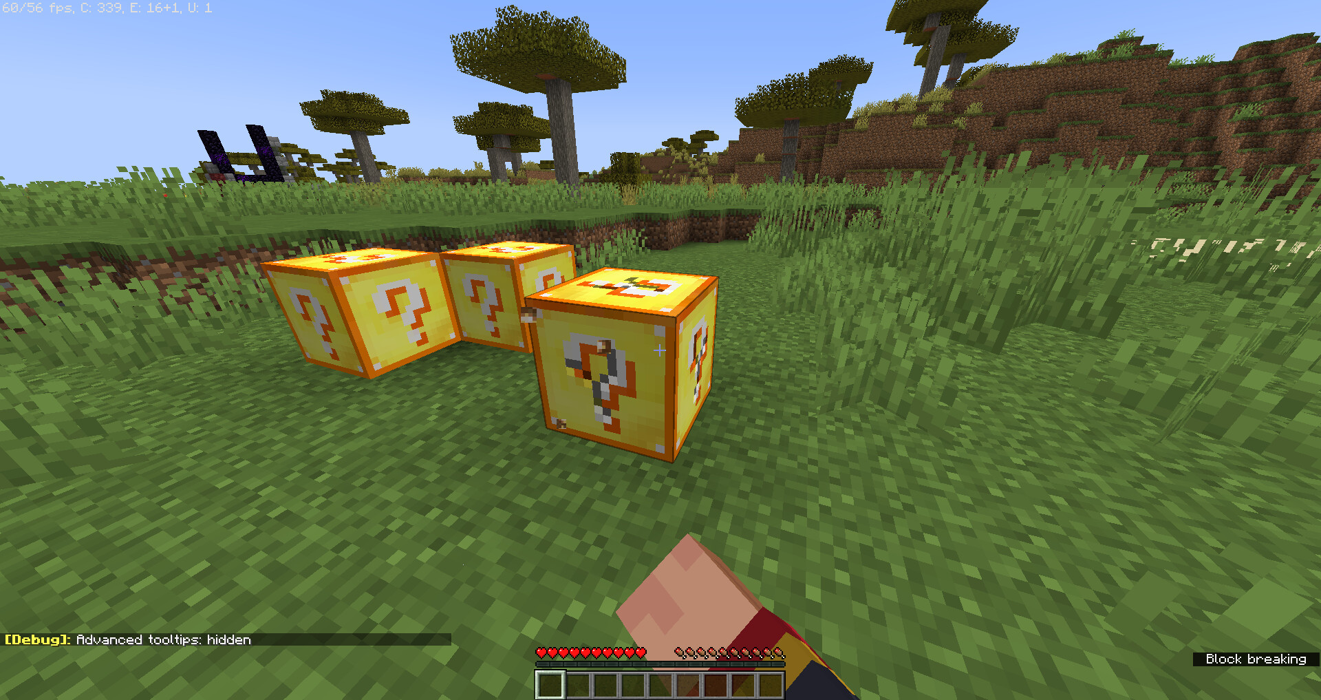 Lucky Blocks Vanilla Minecraft Data Pack