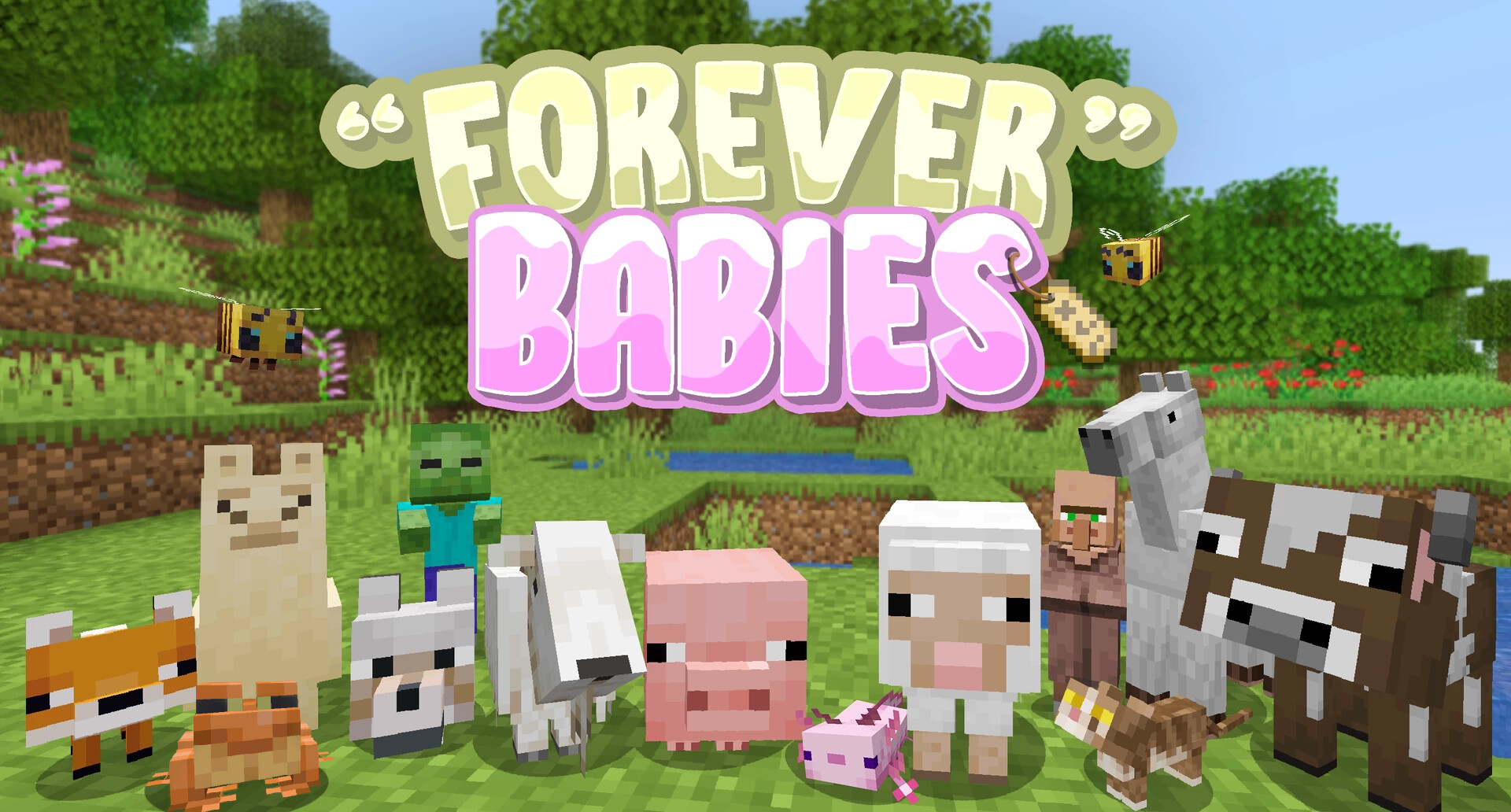 "Forever" Babies 1.19+ Release Now With Added Frogs! Minecraft Data